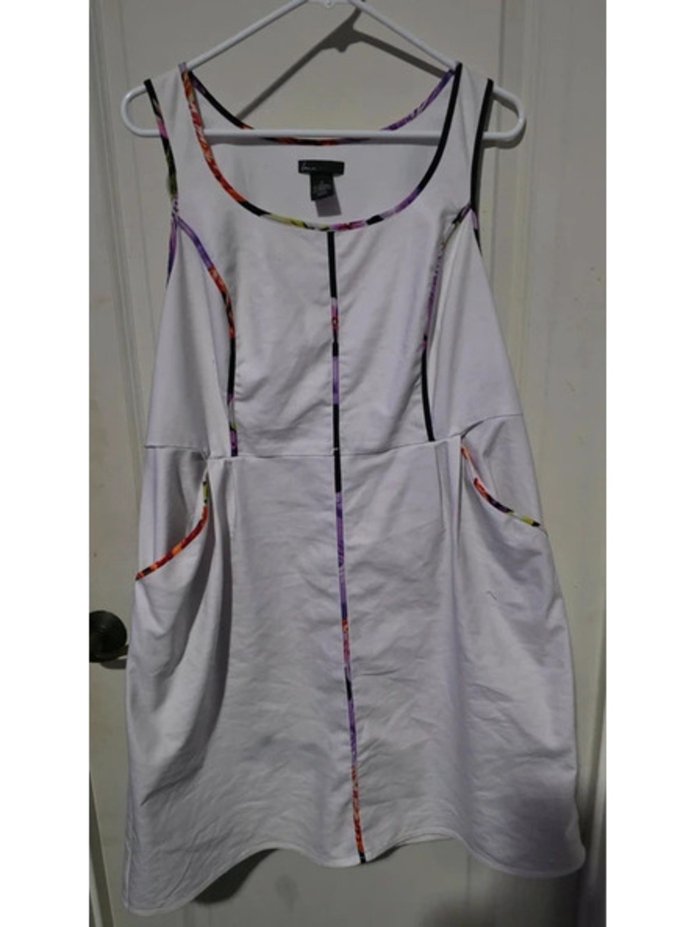 Womens white summer dress